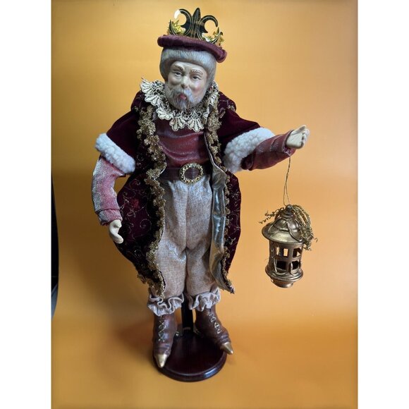 Sullivan's Large Ornate 3 Wise Men Doll Nativity Figurines Rare Find 19" - Picture 14 of 16